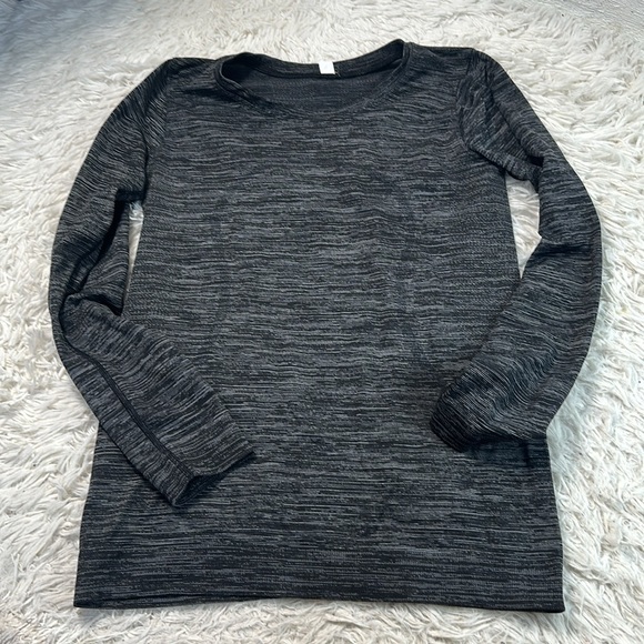 Lululemon Swiftly Relaxed Long Sleeve Black / White / Black - Picture 1 of 5